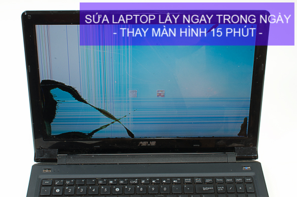 Nơi sửa màn hình laptop bị vỡ bên trong rẻ tại TPHCM