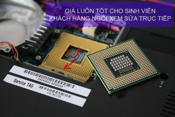 Thay chip laptop core i3, i5, i7 ở đâu chính hãng tại Hồ Chí Minh