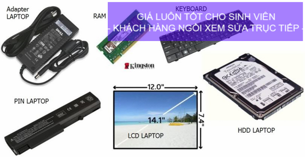 Địa chỉ bán Linh phụ kiện laptop Sài Gòn nâng cấp chính hãng