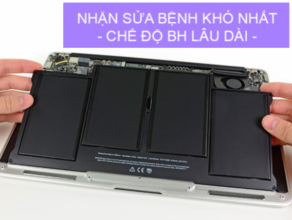 Cung cấp pin Macbook Air Thay/sửa chính hãng tại Hồ Chí Minh